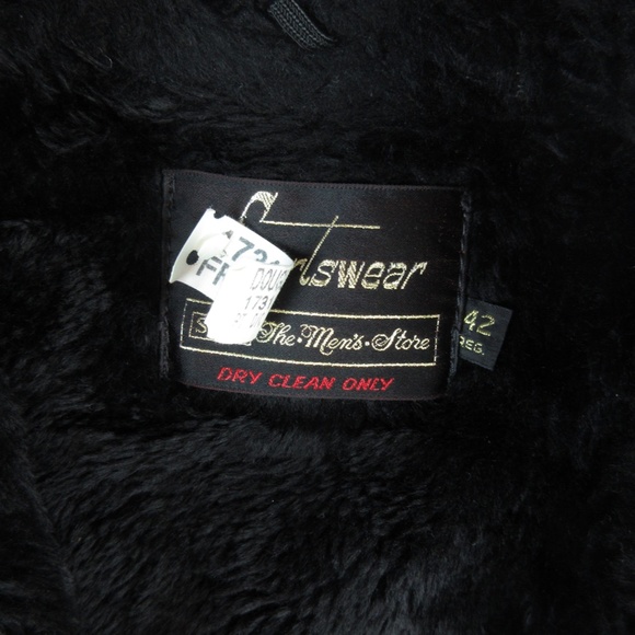 COPY - Vintage 1970's Men's Unisex Fall Winter Coat Jacket Plaid 42 Regular - Picture 6 of 6